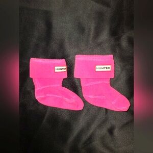 Hunter Fuchsia Infant Boot Socks